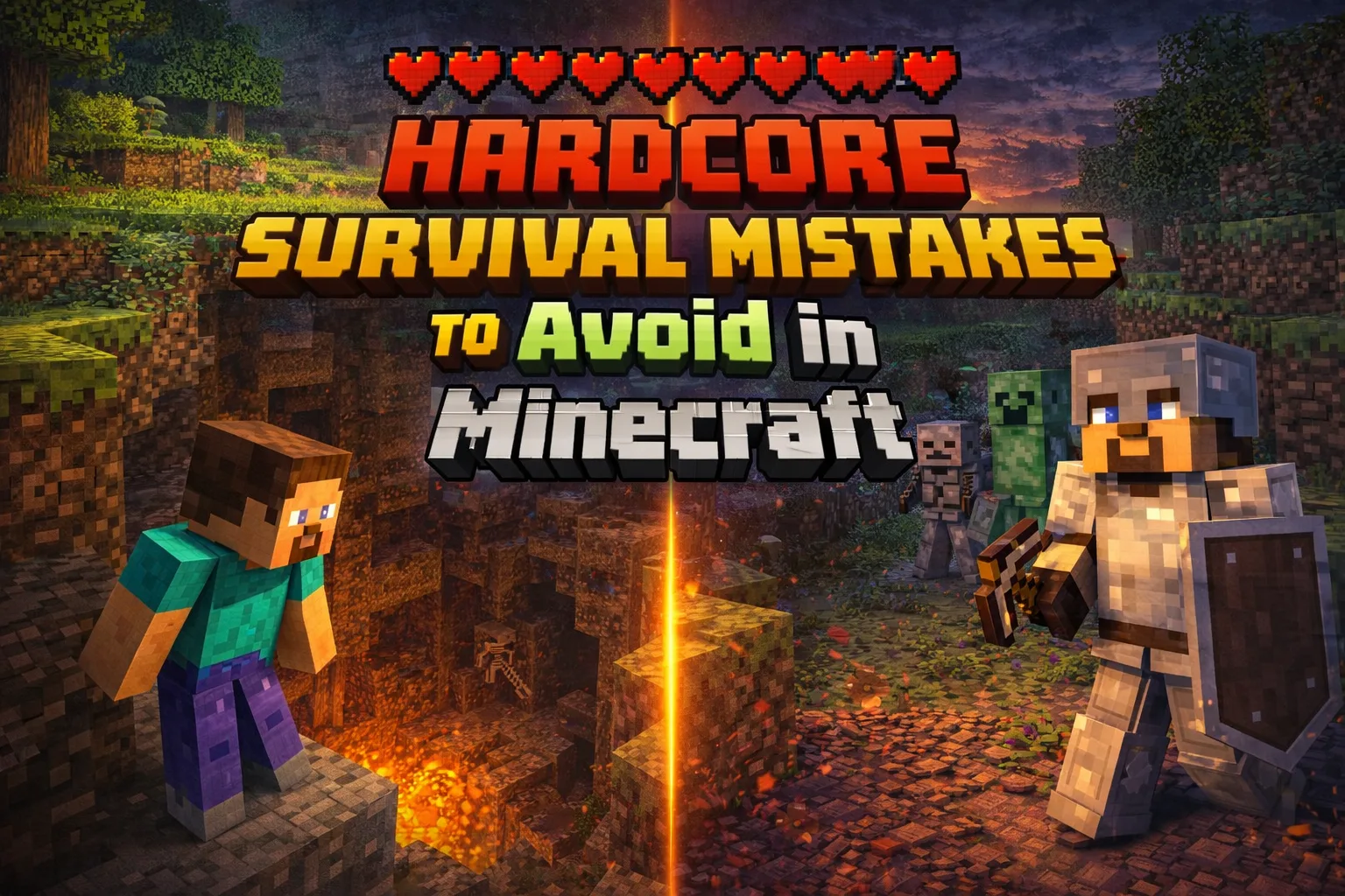Hardcore Survival Mistakes to Avoid in Minecraft